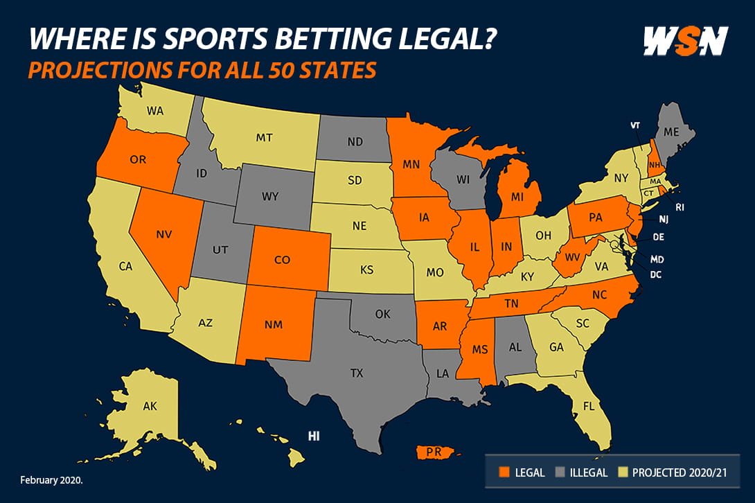 States legal sports betting